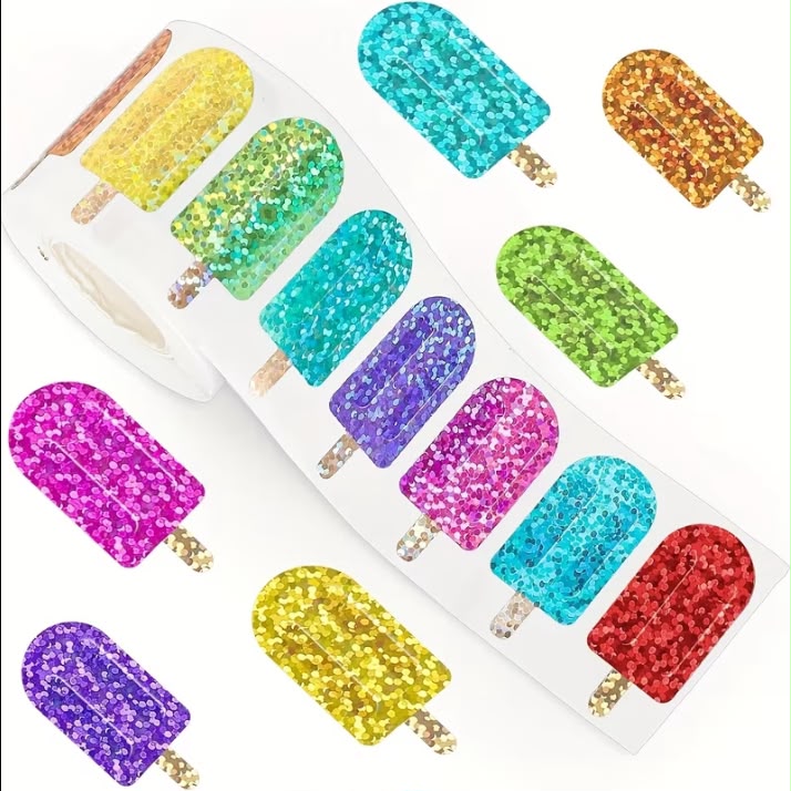 100 stickers - Paletas de Helados