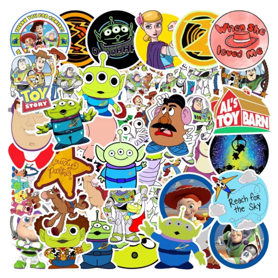 50  Stickers Impermeables - Toy Story