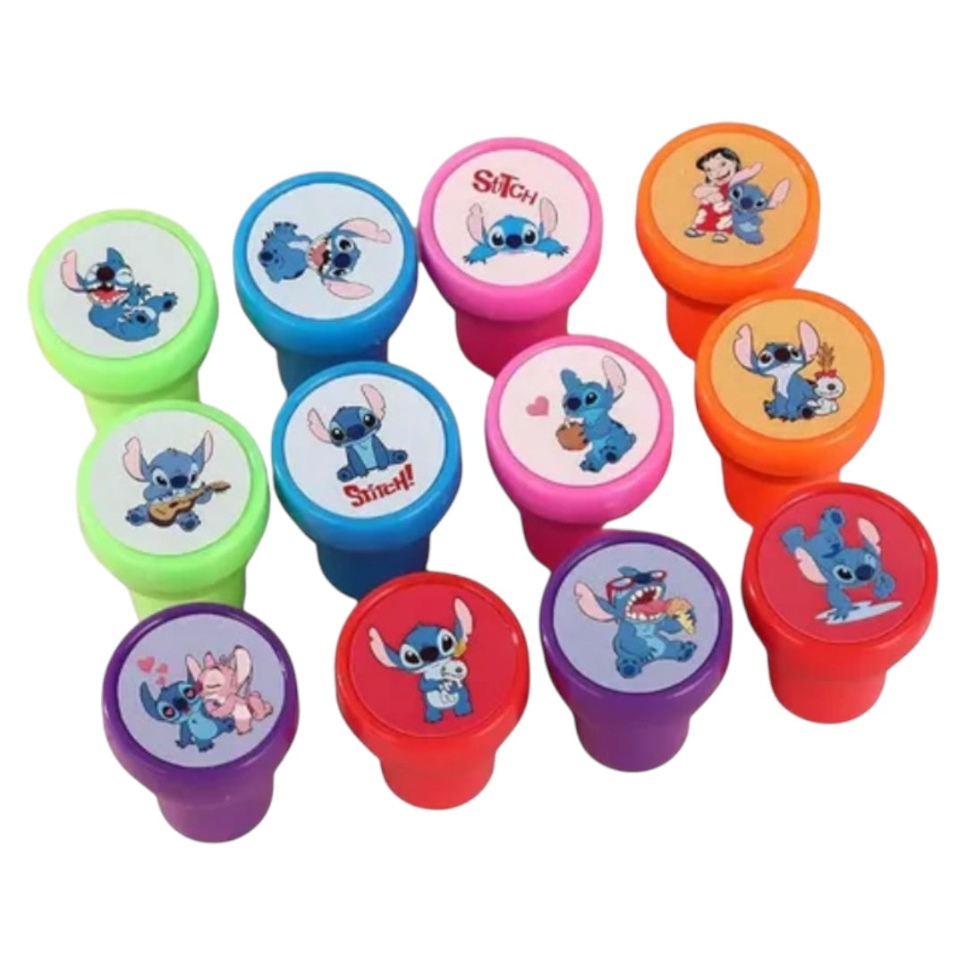 10 Sellos Lilo & Stitch