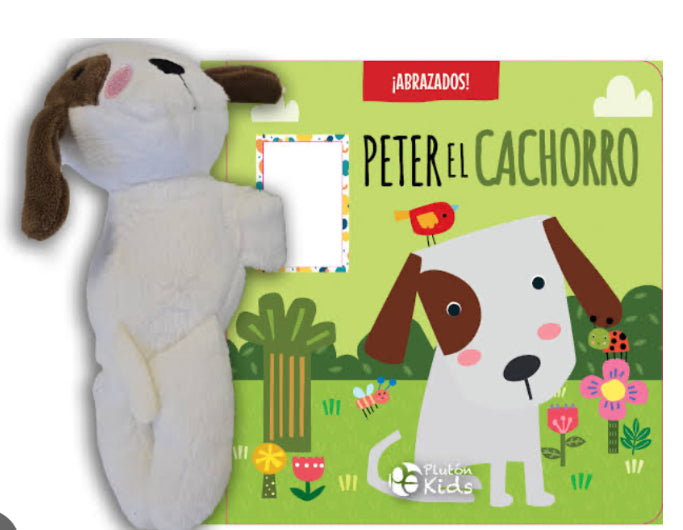 Abrazados Peter el Cachorro (Cuento y Peluche)