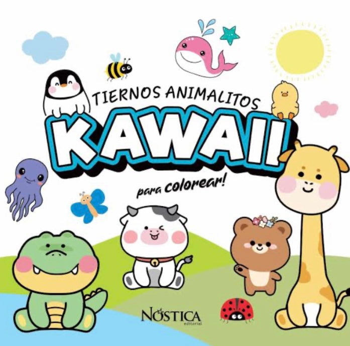Libros para colorear Kawaii