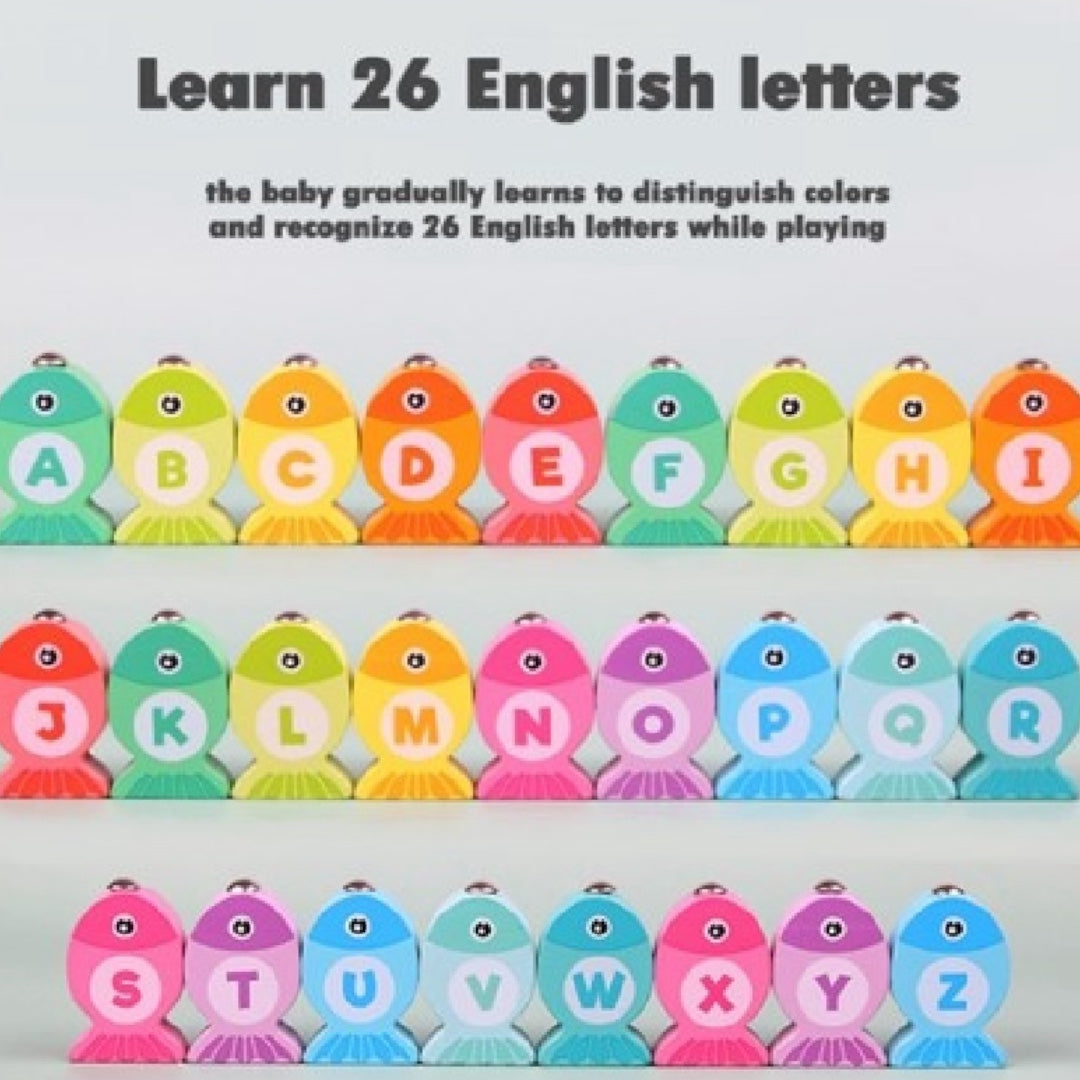 Juego para Pescar - Letras del Alfabeto