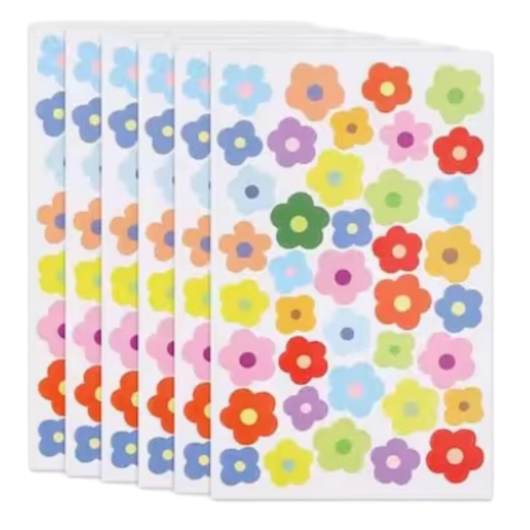 Láminas de Stickers - Flores