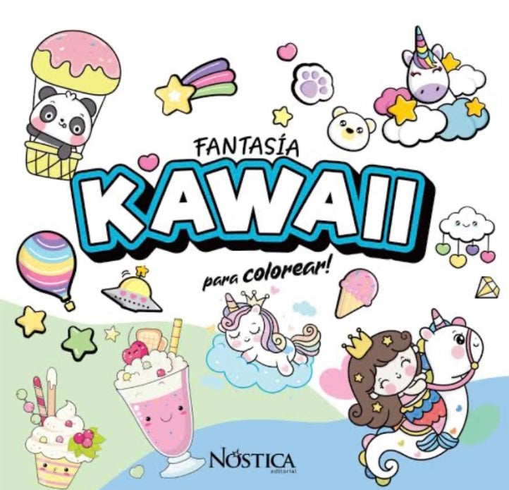 Libros para colorear Kawaii