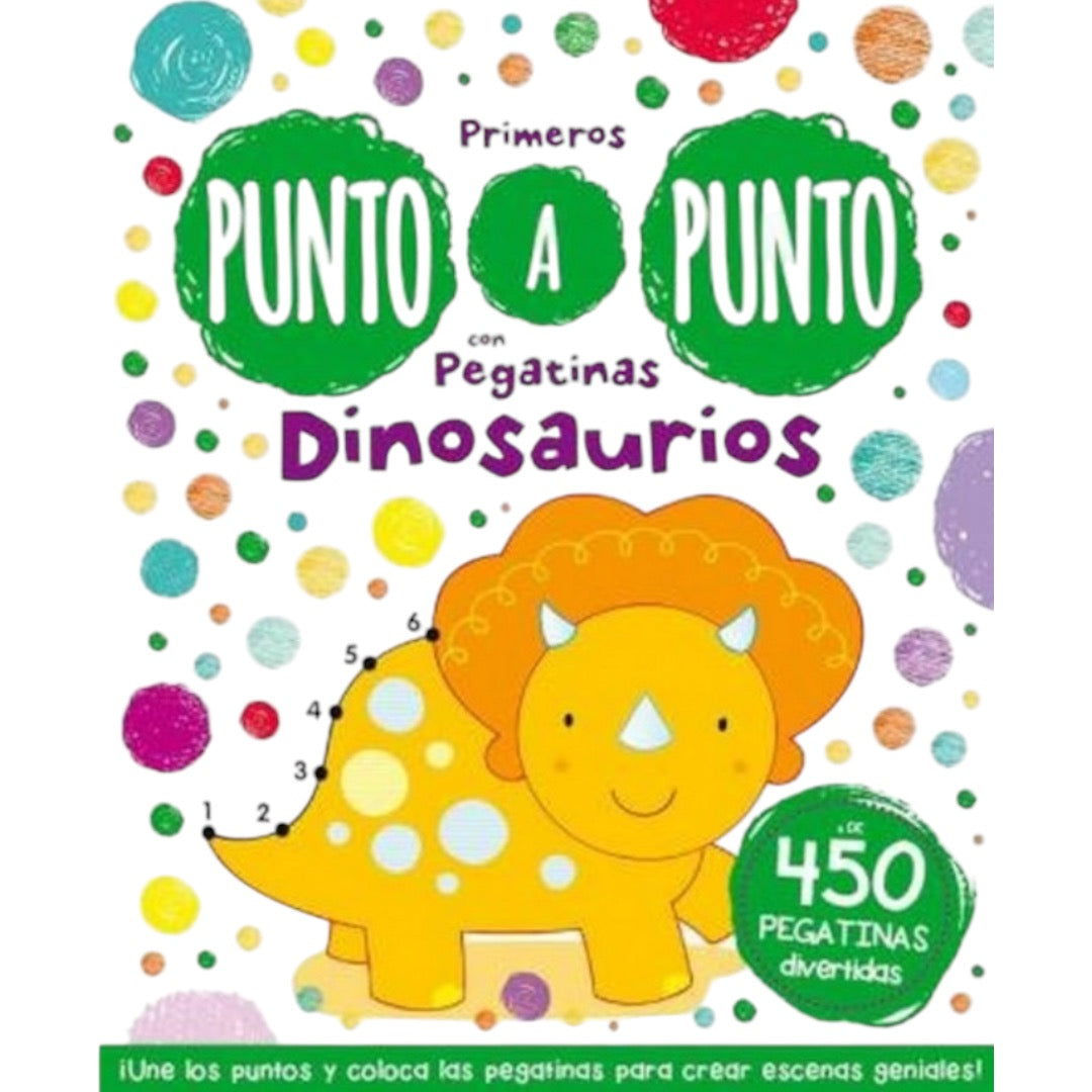 Punto a punto con pegatinas - Dinosaurios