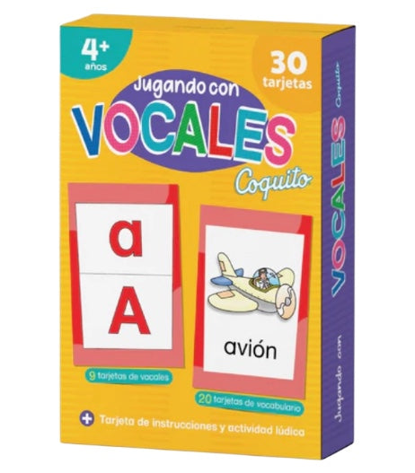 Tarjetas didáctica: Vocales