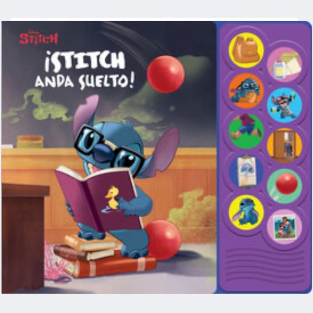 Libro con Sonidos:  Stitch anda suelto