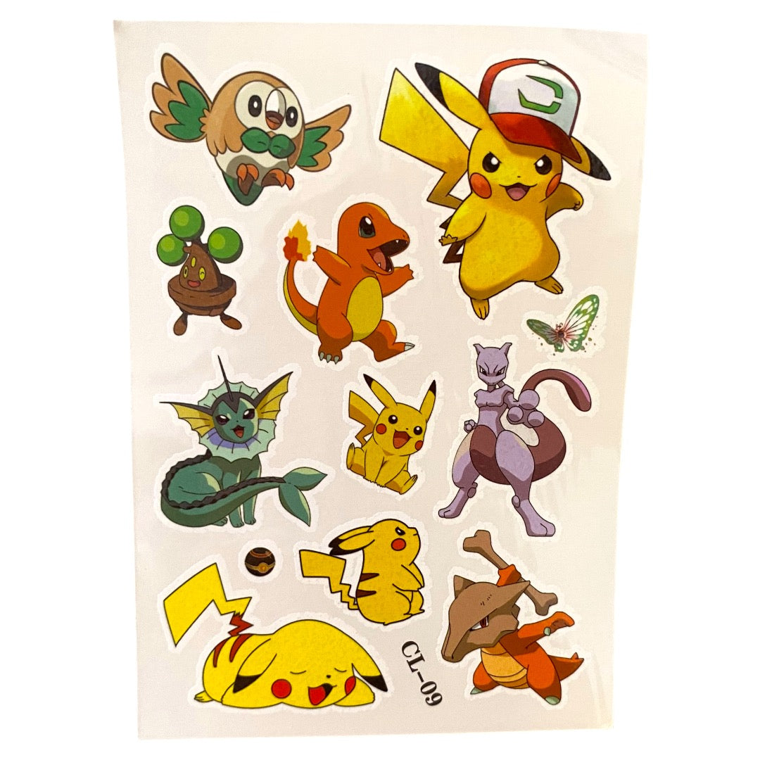 Tatuajes - Pokemon Modelo 2