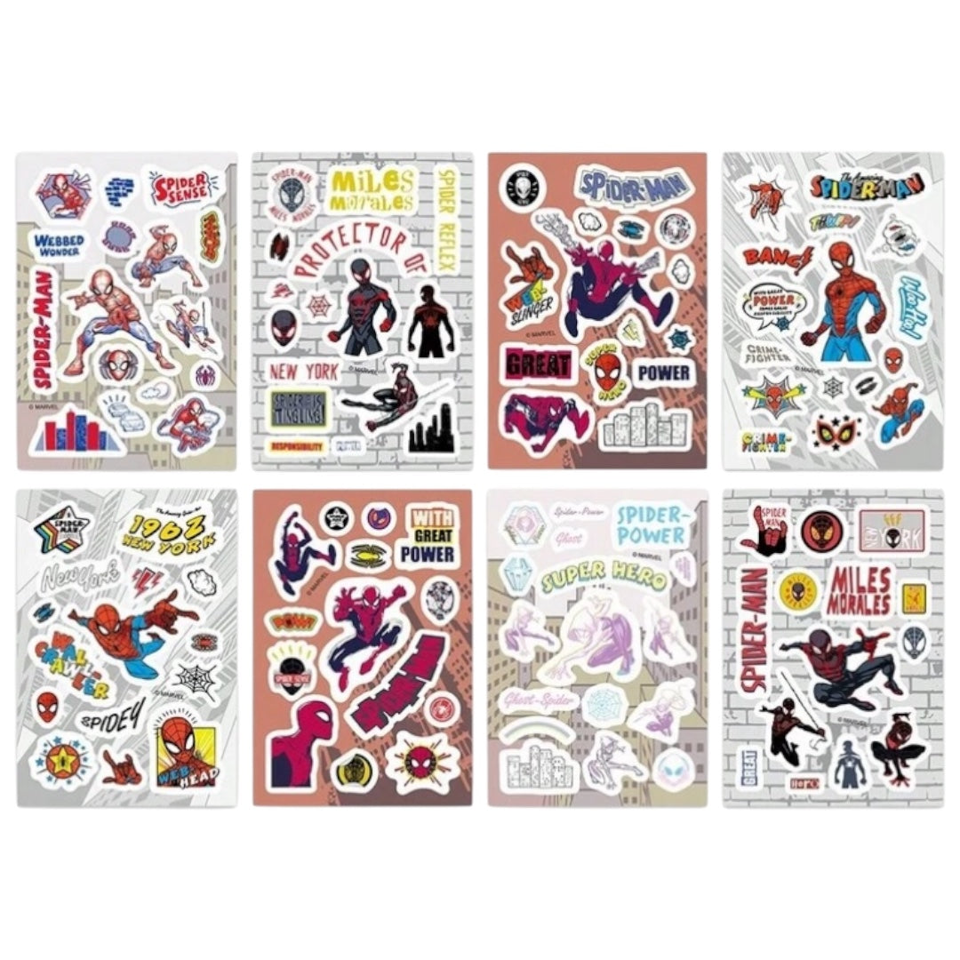 Láminas de Stickers Spider-Man