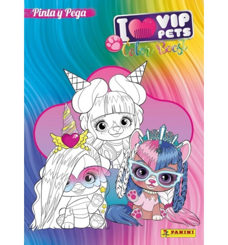I LOVE VIP PETS COLOR BOOST Pinta y Pega