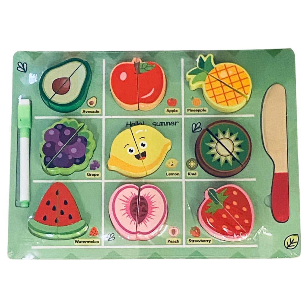Rompecabezas Frutas para cortar