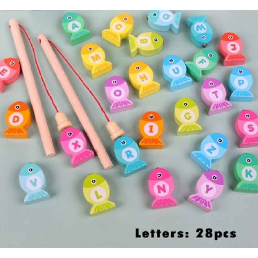 Juego para Pescar - Letras del Alfabeto