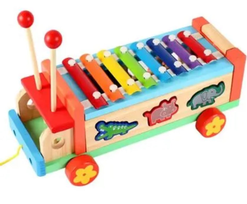 Juguete Carrito con Xilófono y Encaje Aprendizaje y Diversión
