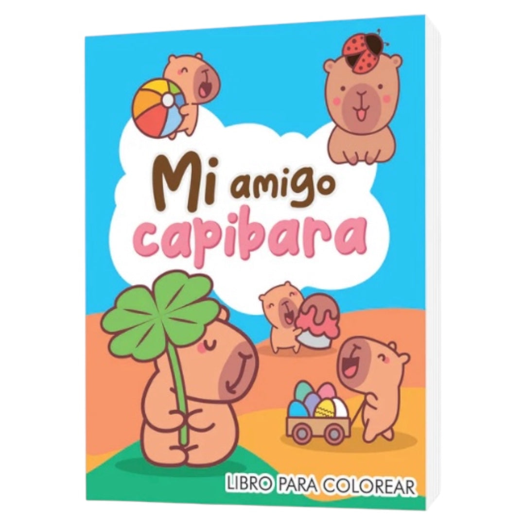 Libros para colorear Capibara