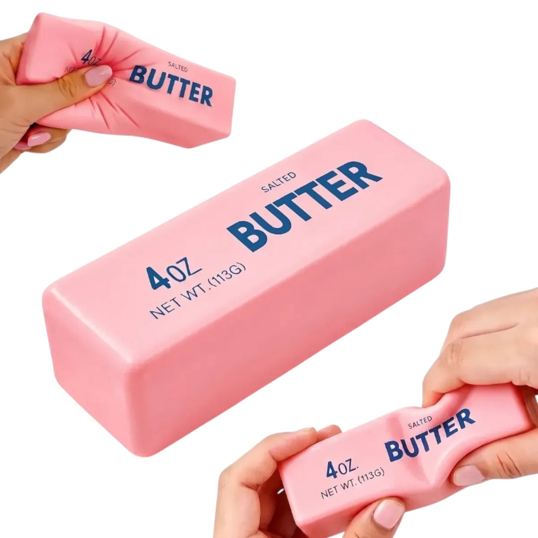 Squishy barra de Mantequilla rosa