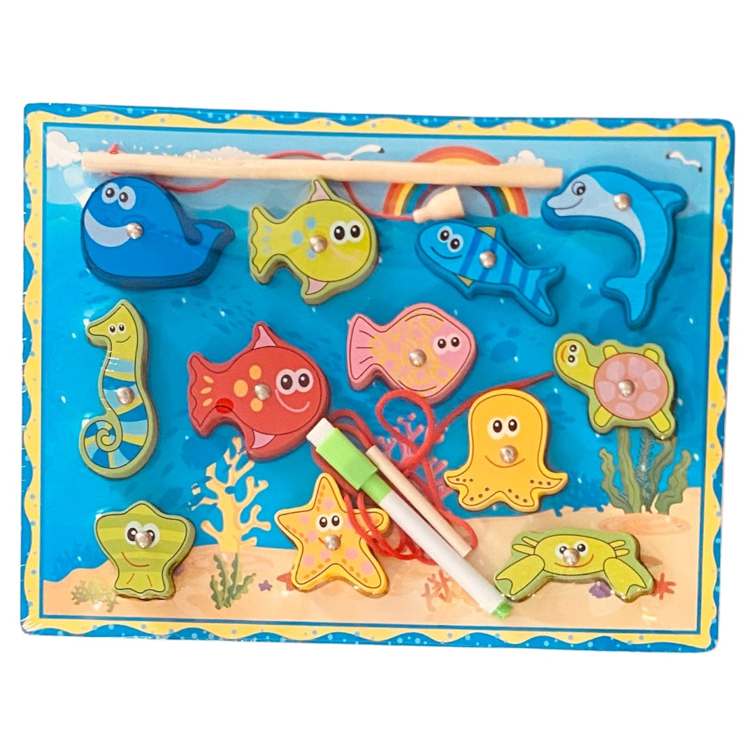 Rompecabezas de Madera Pesca