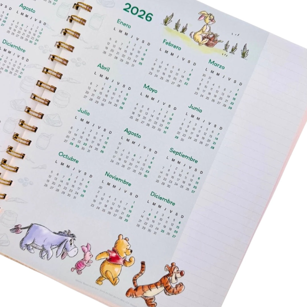 BRIEF PLANNER 2026 WINNIE POOH