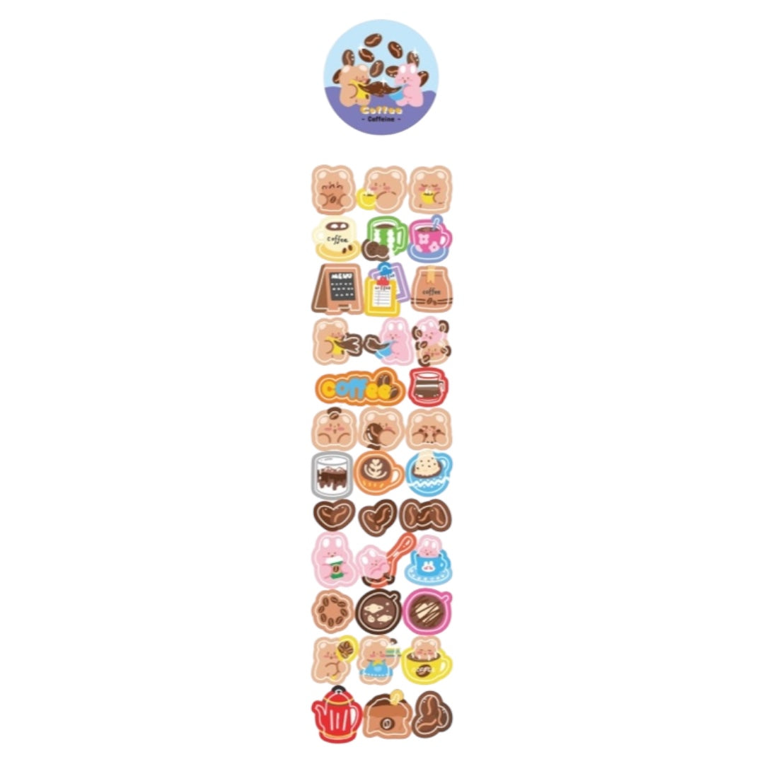 Cinta Adhesiva con Stickers