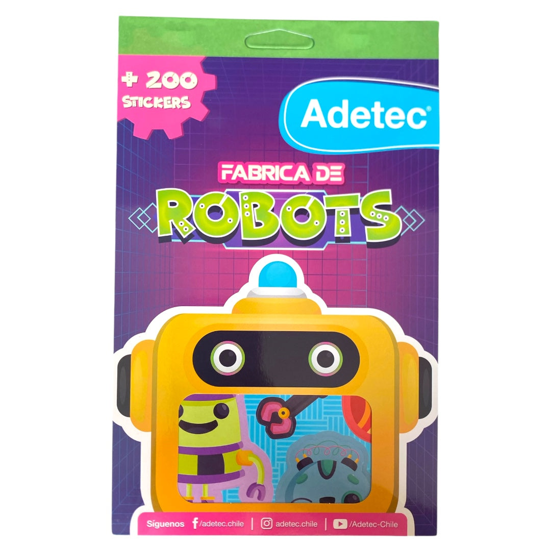 Block de Stickers Robots