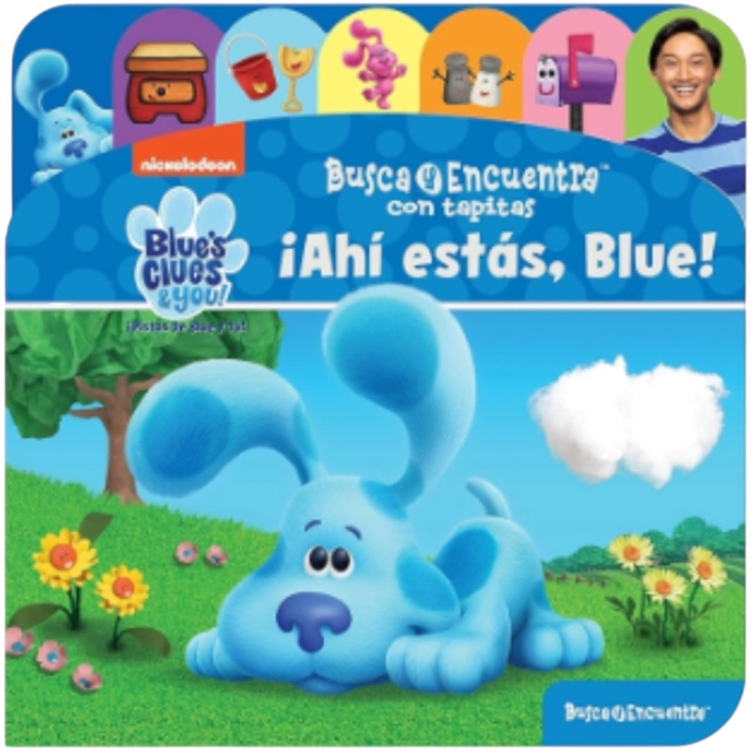 Busca y Encuentra con Tapitas  ¡Ahí esta Blue!