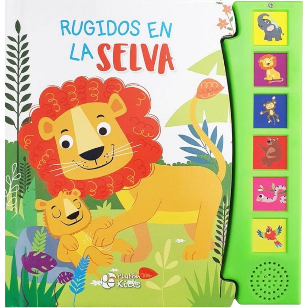 Rugidos en la Selva - Libro con sonido