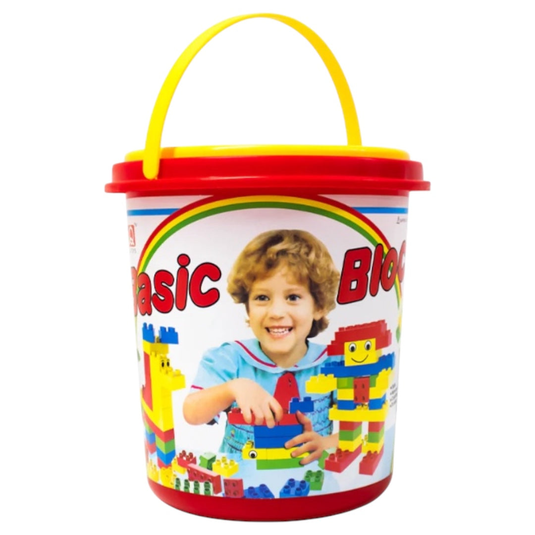 Juego de Bloques Didácticos Balde de 48 Piezas