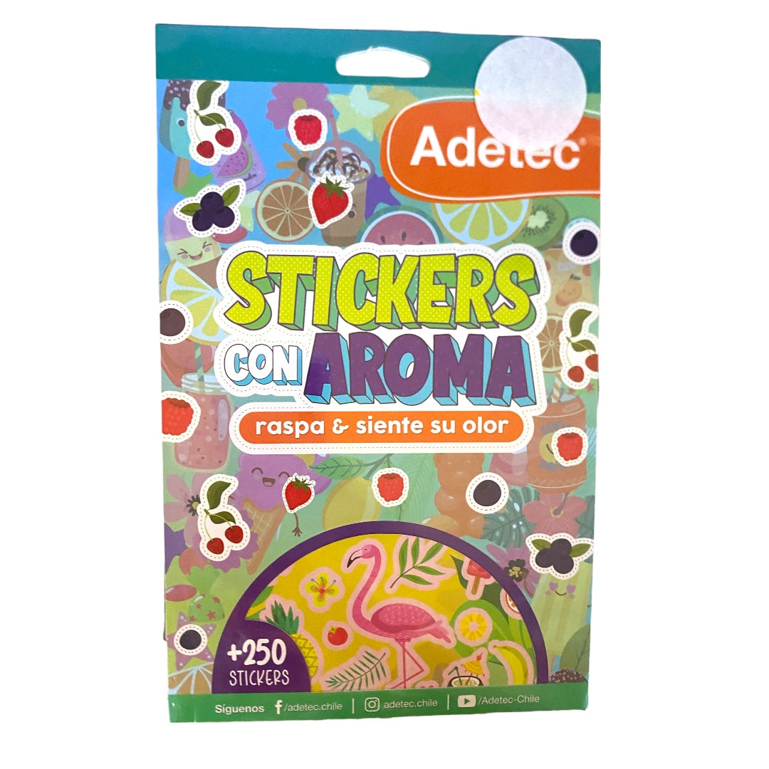 Block de Stickers con Aroma 2do Modelo - Raspa y Siente su olor (copia)