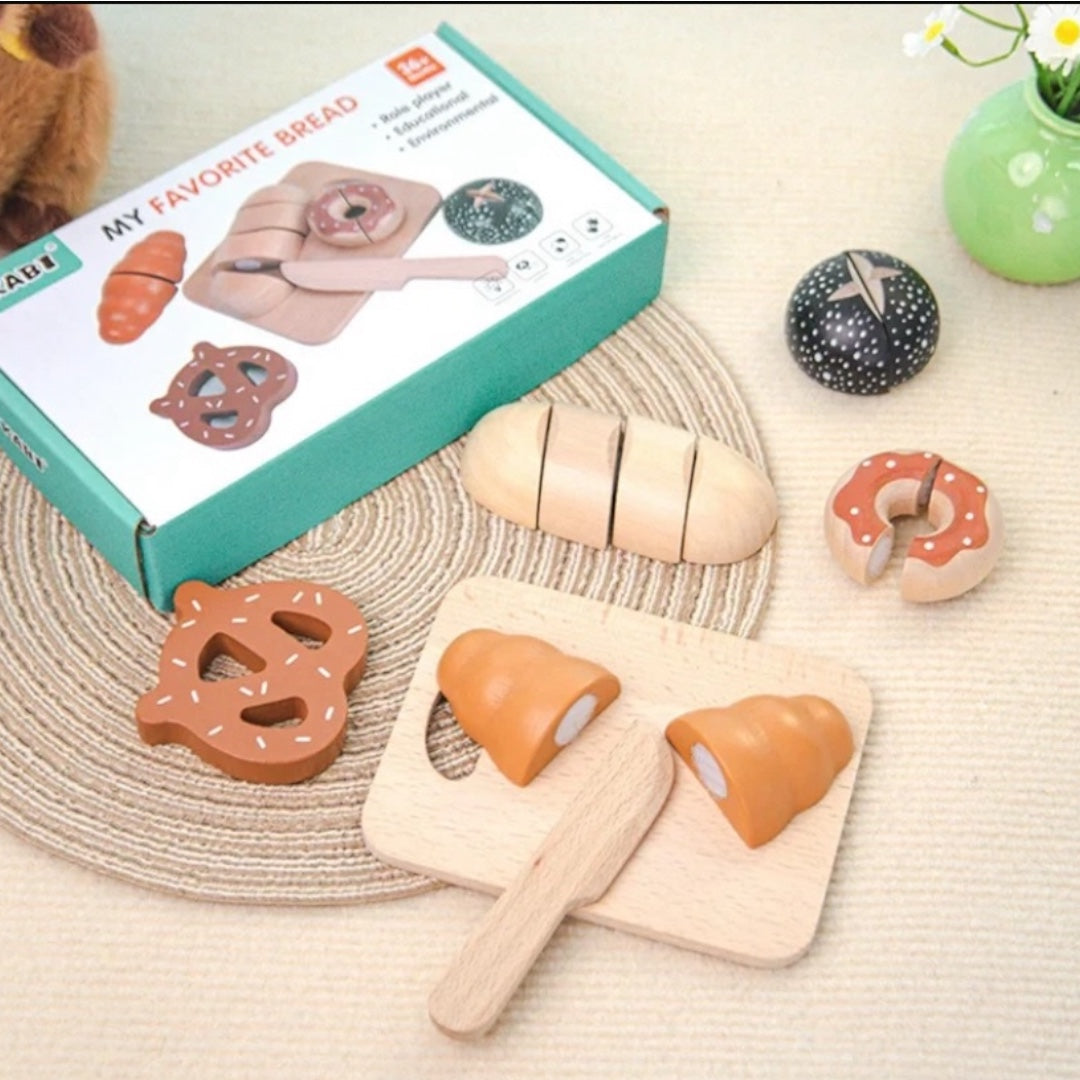 Juego de Panaderia de Madera