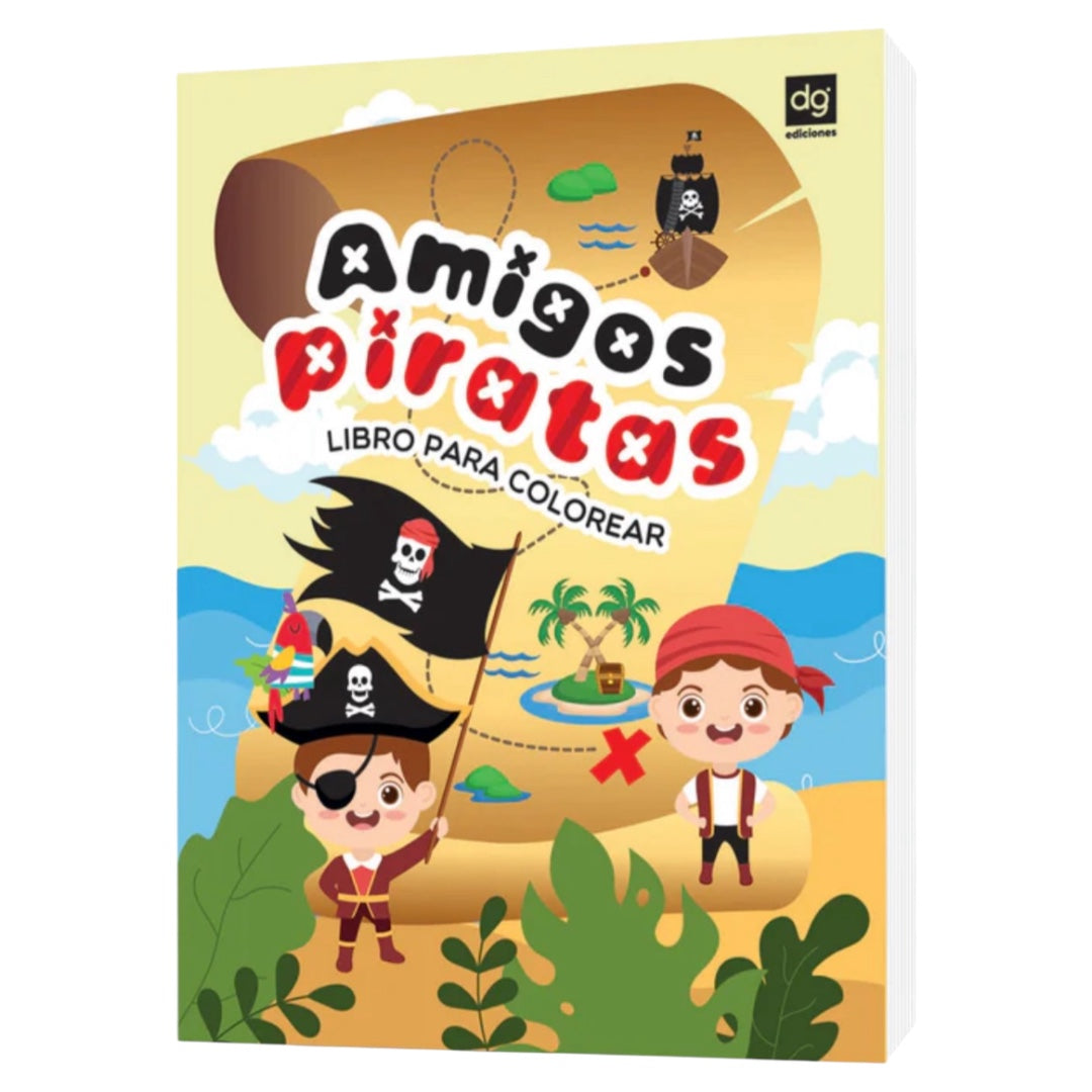 Libro para colorear: Amigos Piratas