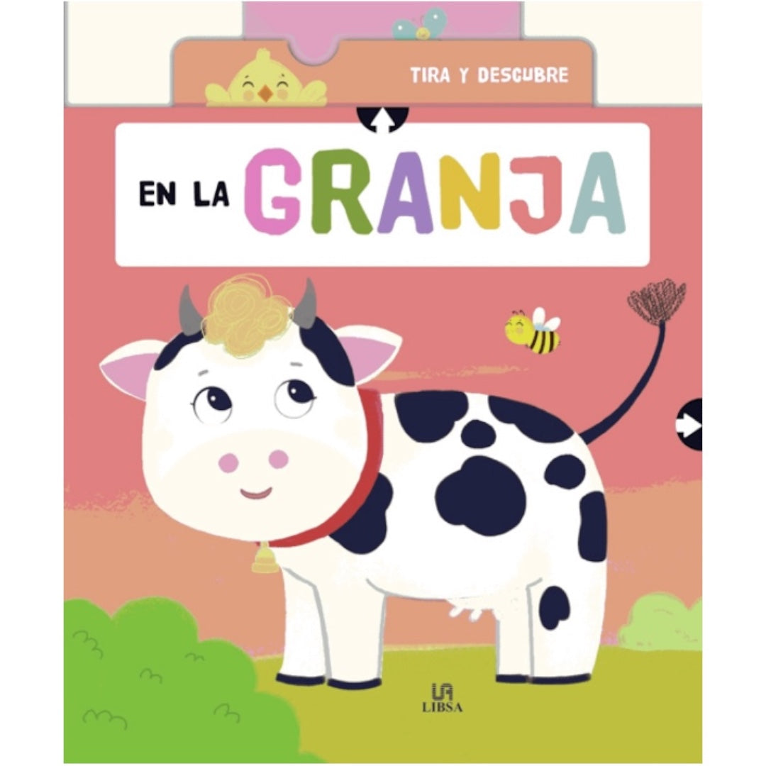 Tira y descubre. En la granja
