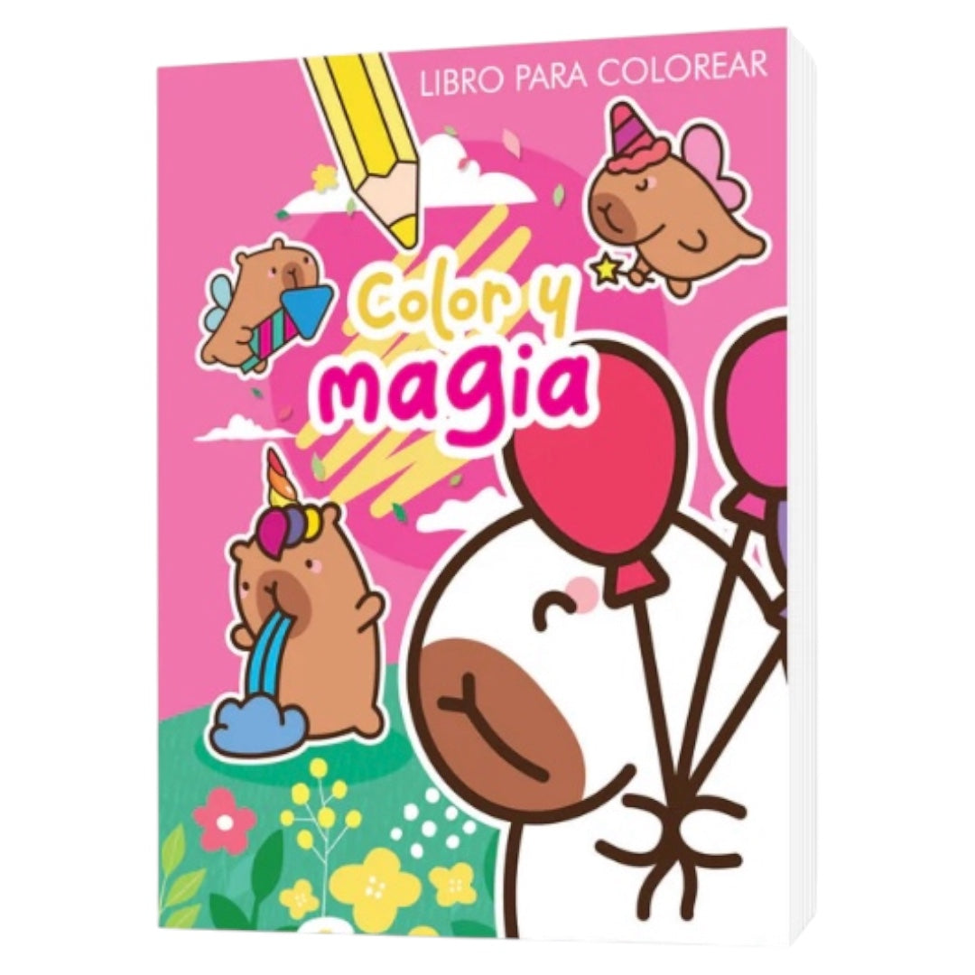 Libros para colorear Capibara