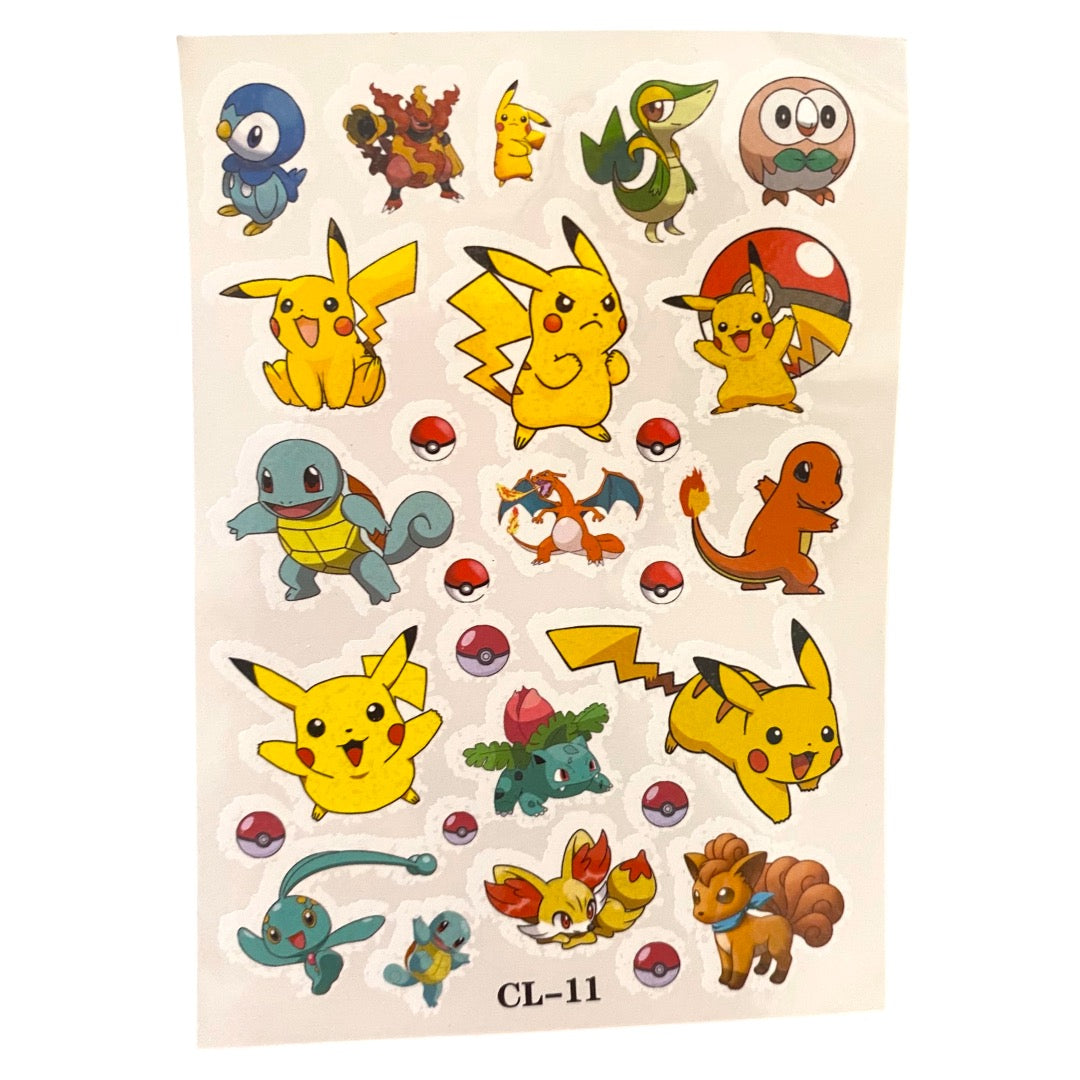 Tatuajes - Pokemon Modelo 2