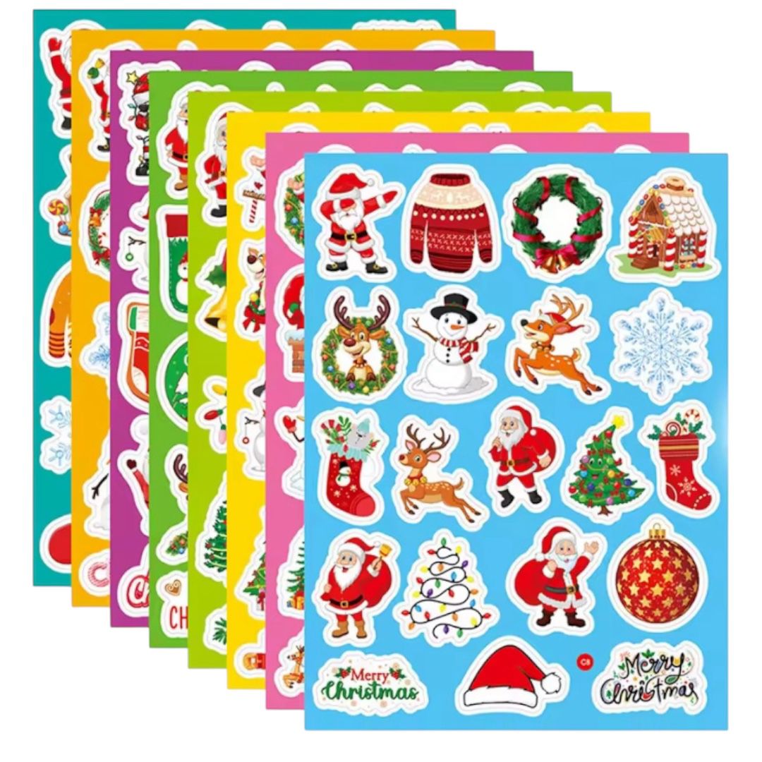 Láminas de Stickers Navidad