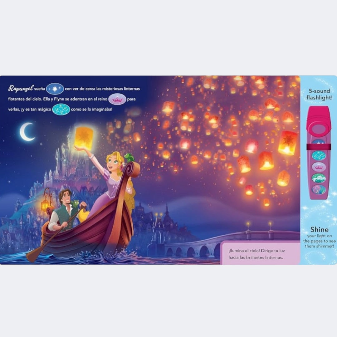 Disney Princesas con Linterna: Sueños Brillantes
