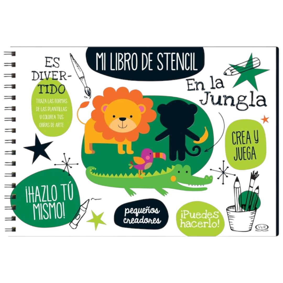 Mi Libro de Stencil- En la Jungla