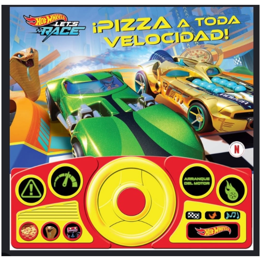 Libro con Sonidos Rueda Hot Wheels