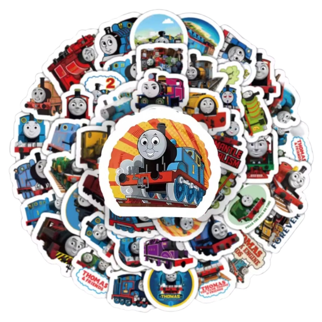 50  Stickers - Thomas el Tren