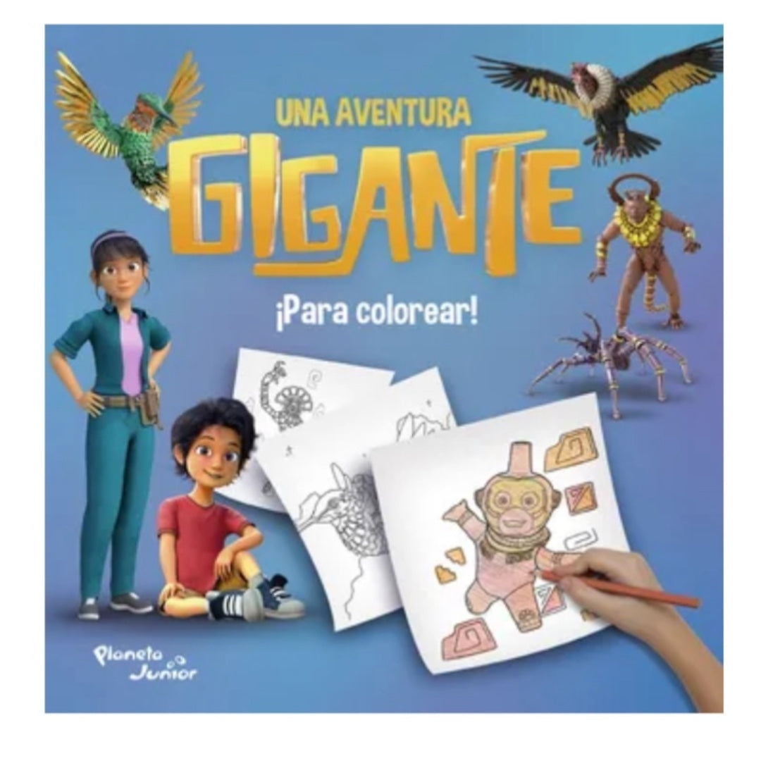 Una Aventura Gigante- Libro para  Colorear