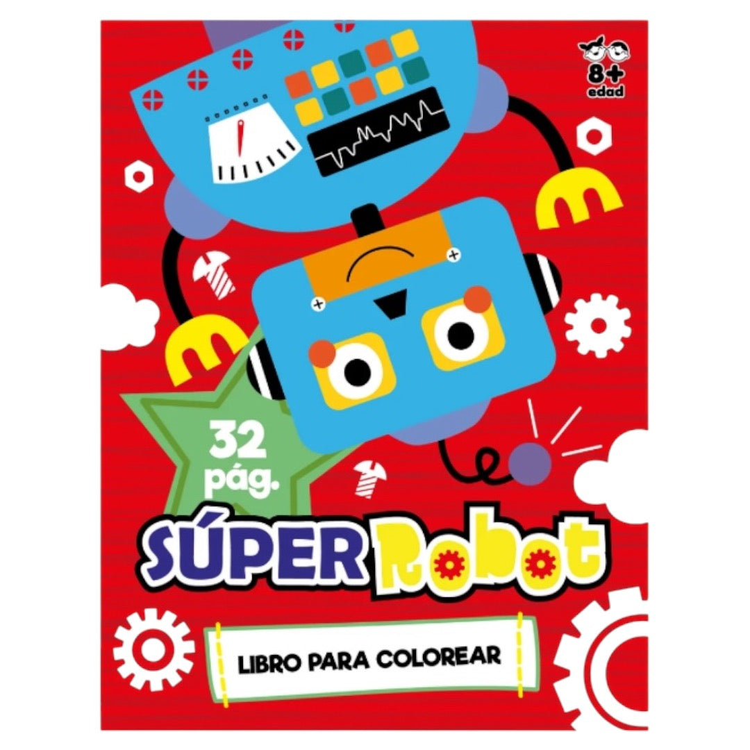 Libro para colorear : Súper Robot