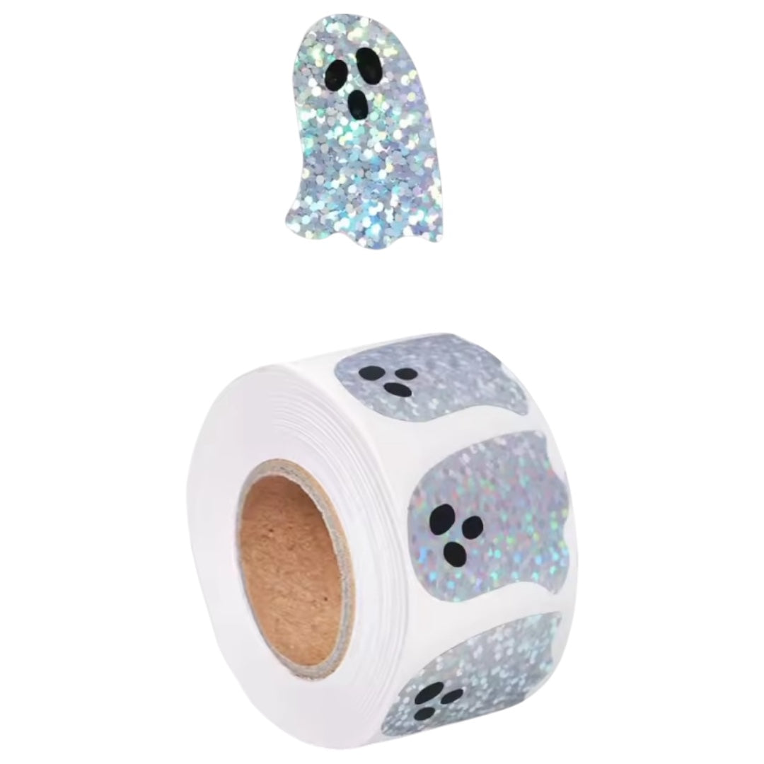 100 Stickers en Rollo - Haloween Modelos 2