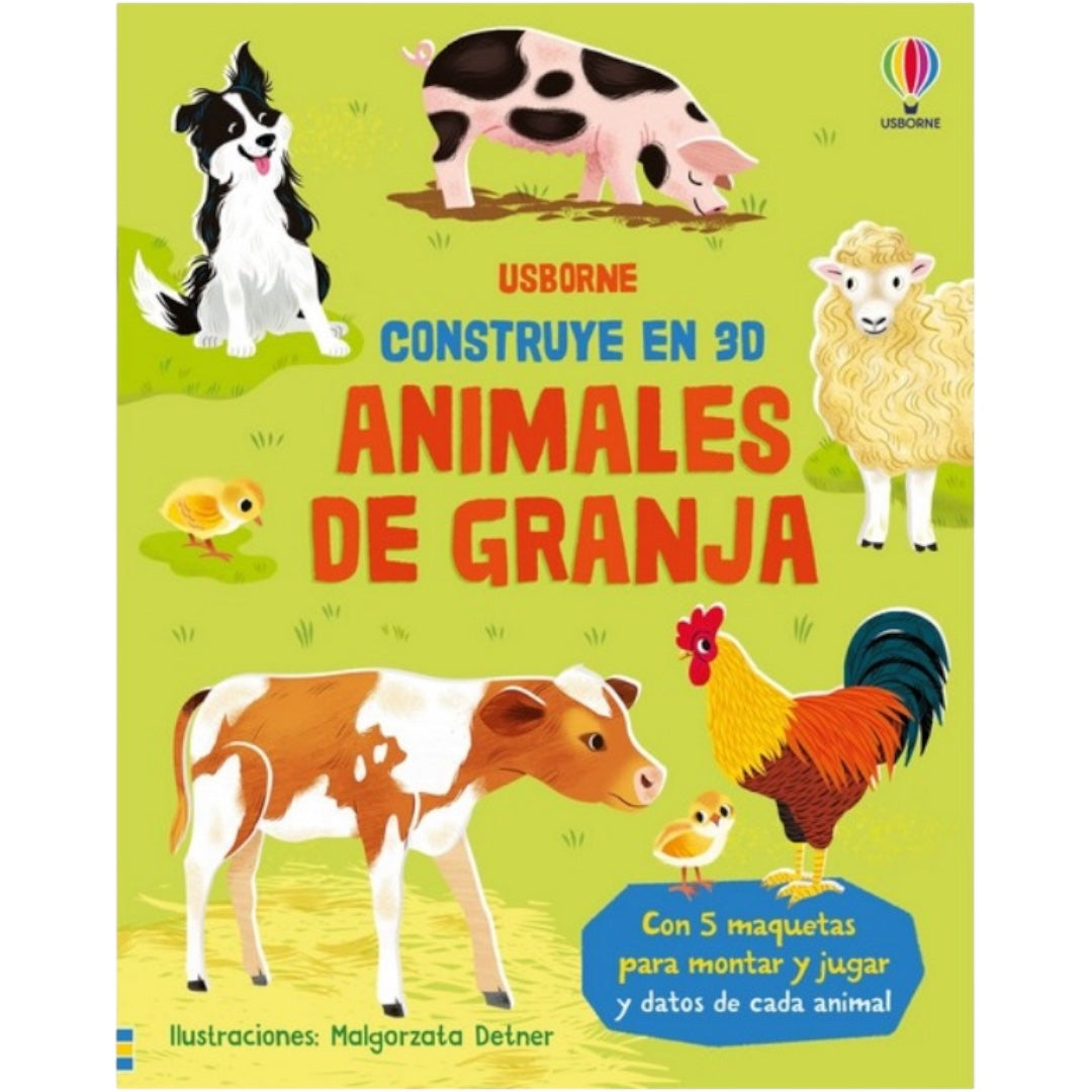 ANIMALES DE GRANJA CONSTRUYE EN 3D