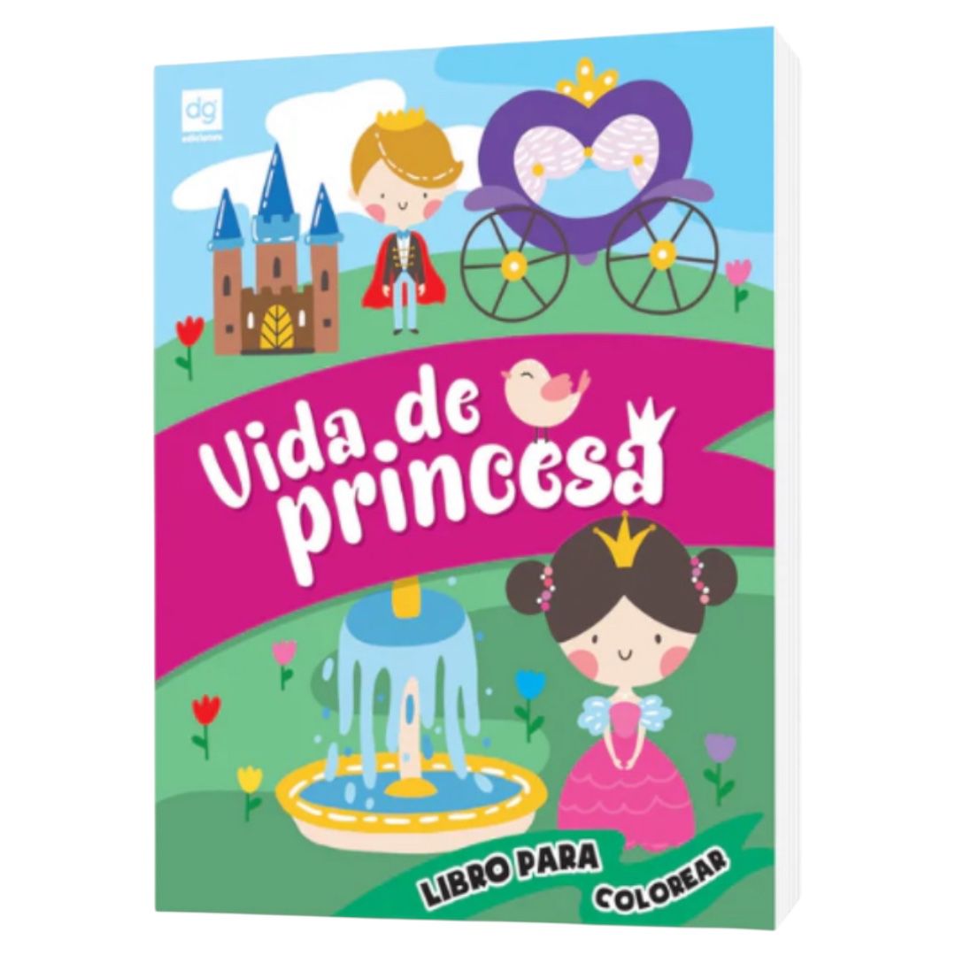 Libro para colorear: Vida de Princesa
