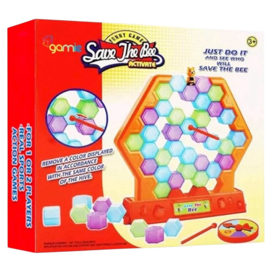 Juego interactivo de apilamiento y juegos de abejas