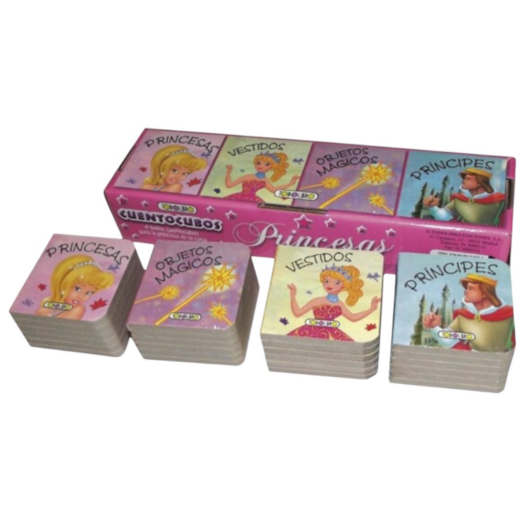Princesas Cuenta Cubos Caja