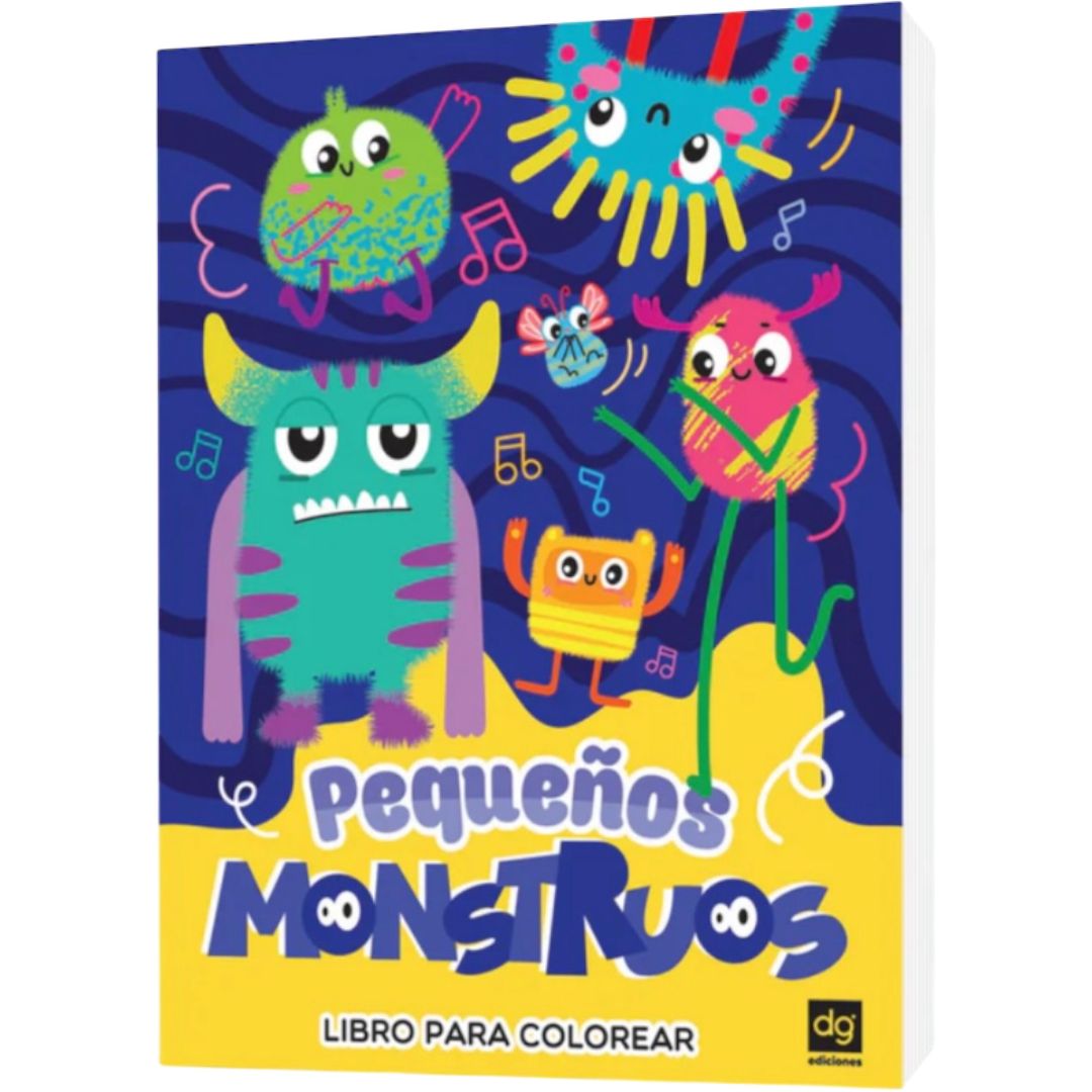 Libro para colorear: Pequeños Monstruos