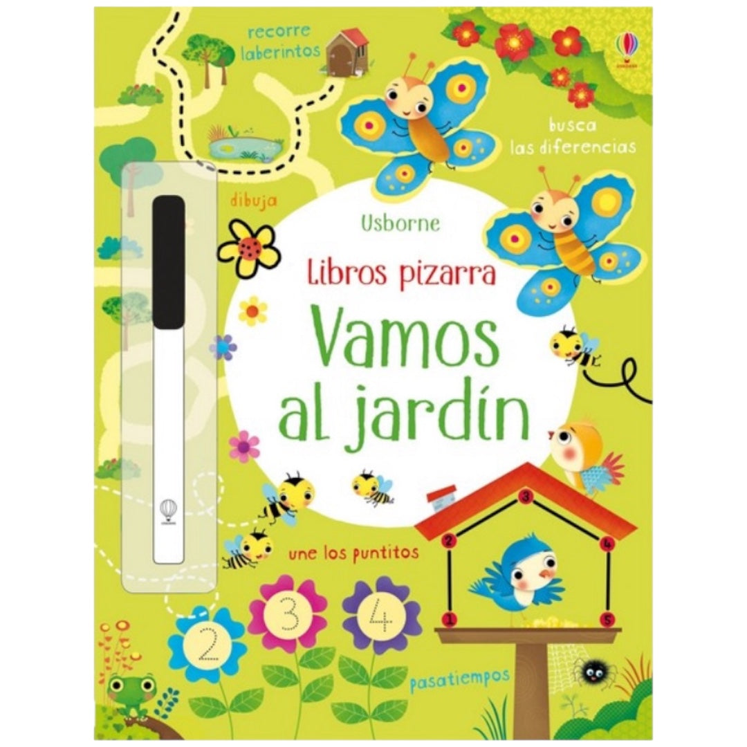 Vamos al Jardín - libro pizarra