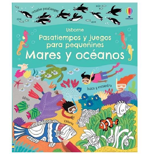 MARES Y OCEANOS PASATIEMPOS Y JUEGOS PARA PEQUEÑINES