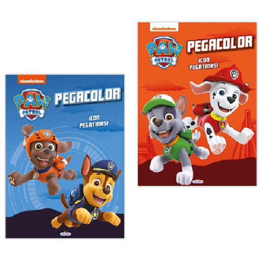 PEGACOLOR PATRULLA CANINA 2 TIT NIÑOS