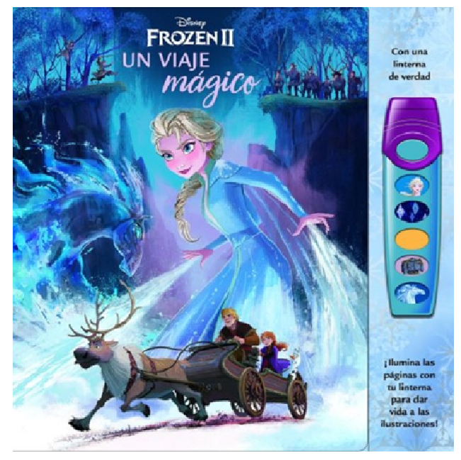 Frozen 2 con linterna