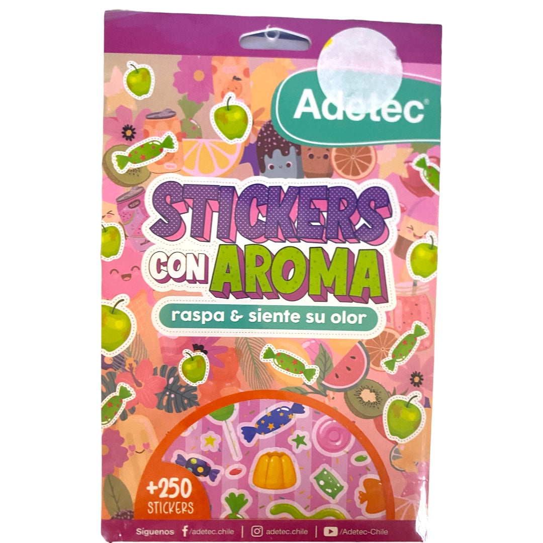 Block de Stickers con Aroma 2do Modelo - Raspa y Siente su olor (copia)